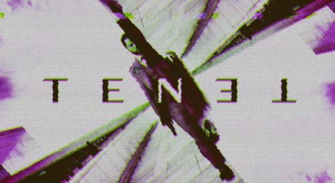 A poster from the movie “Tenet” seen through the eyes of Eliot Pick ’22.